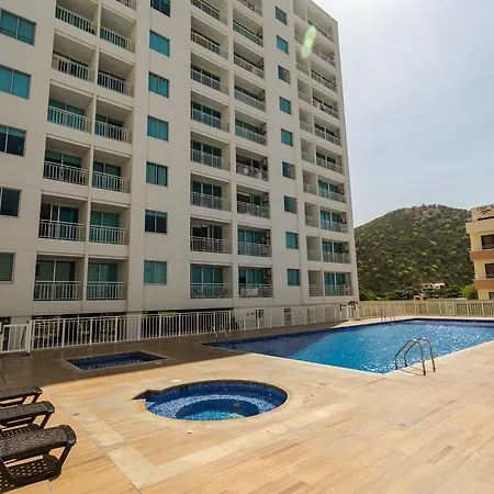 Apartamento En El Rodadero Cerca Del Arrecife Mall